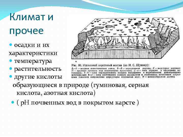 Климат и прочее осадки и их характеристики температура растительность другие кислоты образующиеся в природе