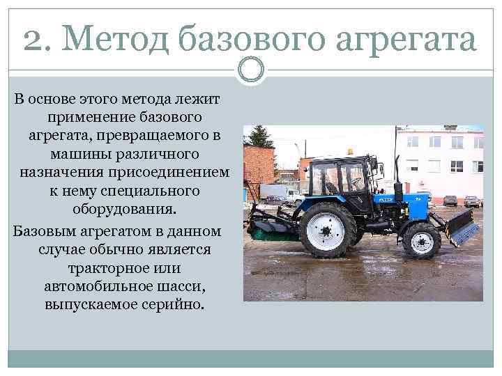 2. Метод базового агрегата В основе этого метода лежит применение базового агрегата, превращаемого в