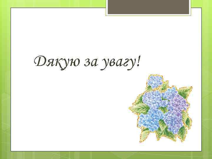 Дякую за увагу! 