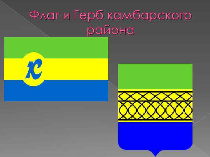 Флаг и Герб камбарского района 