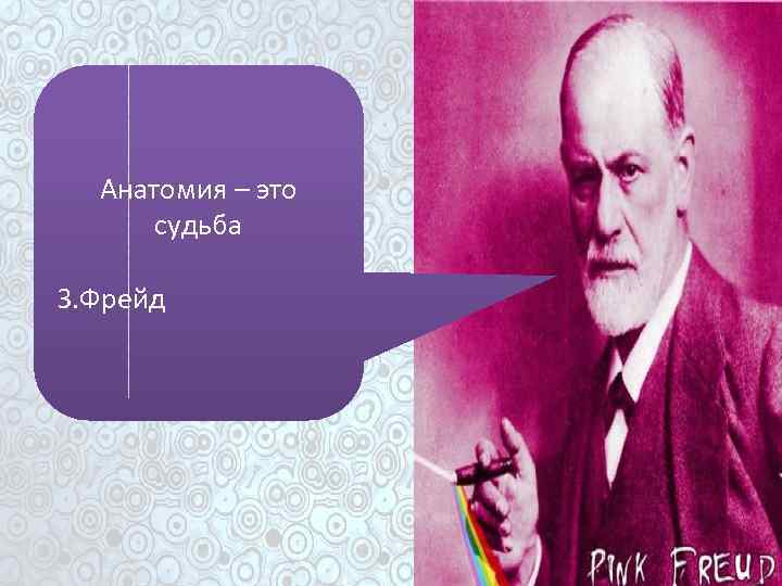 Анатомия – это судьба З. Фрейд 