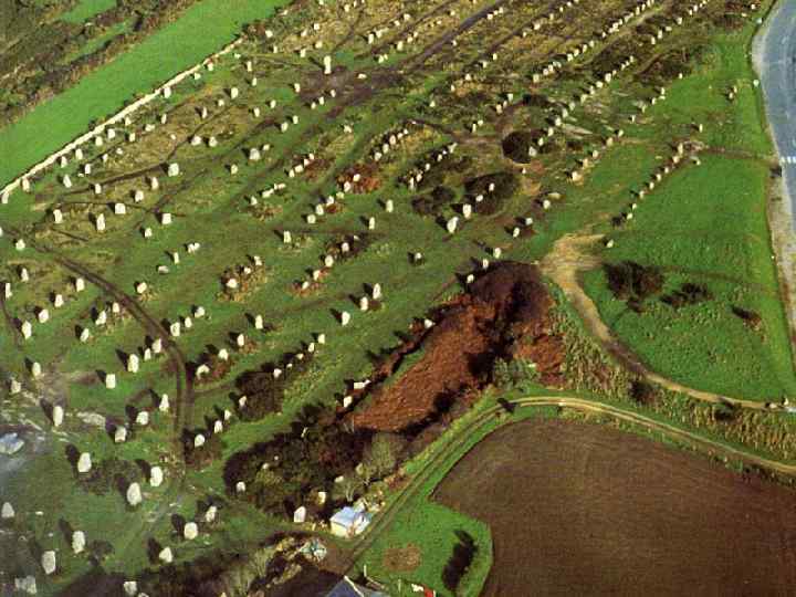 Аллея менгиров во Франции 