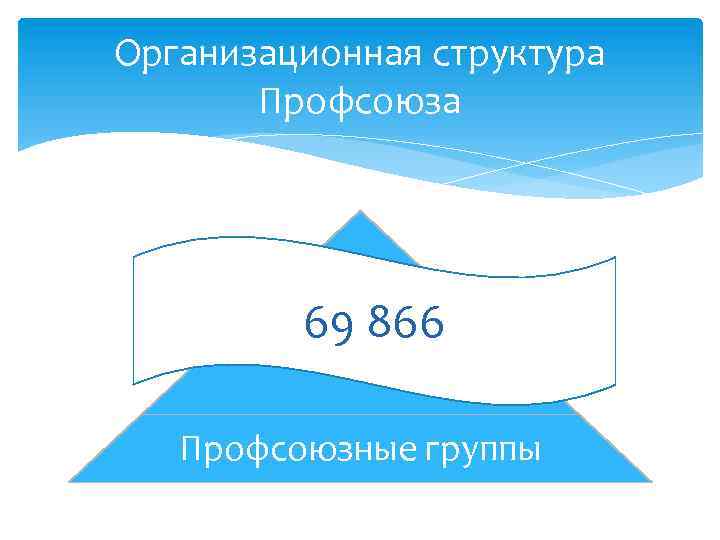 Организационная структура Профсоюза 69 866 Профсоюзные группы 