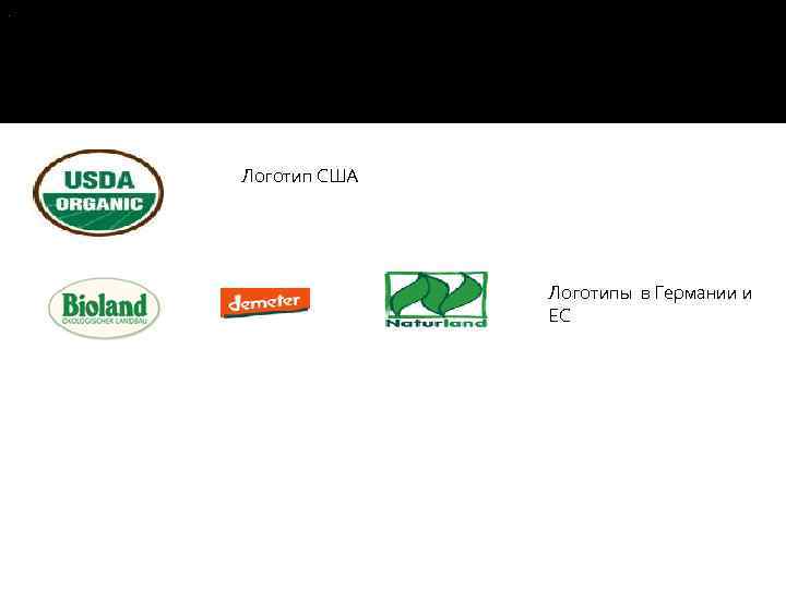 . Логотип США Логотипы в Германии и ЕС 