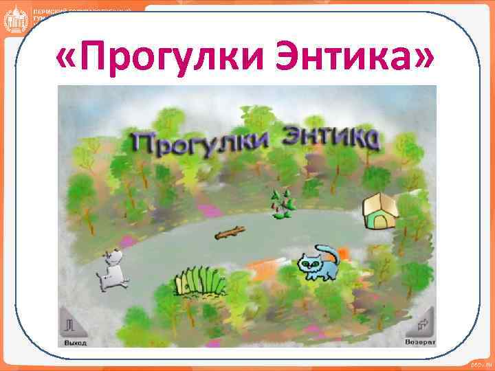  «Прогулки Энтика» 