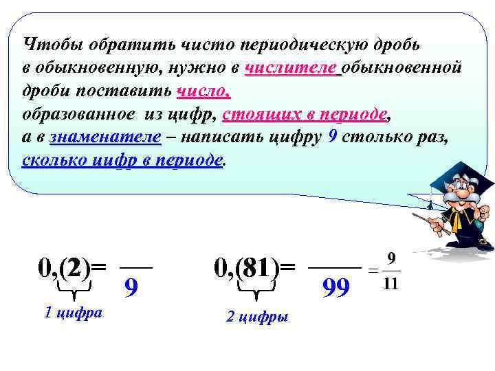 Смешанные периодические. Как записать периодическую дробь. Как переводить периодические десятичные дроби в обыкновенные дроби. Перевести периодическую десятичную дробь в обыкновенную. Как перевести дробь в периодическую десятичную дробь.