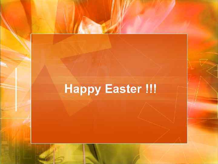 Happy Easter !!! 