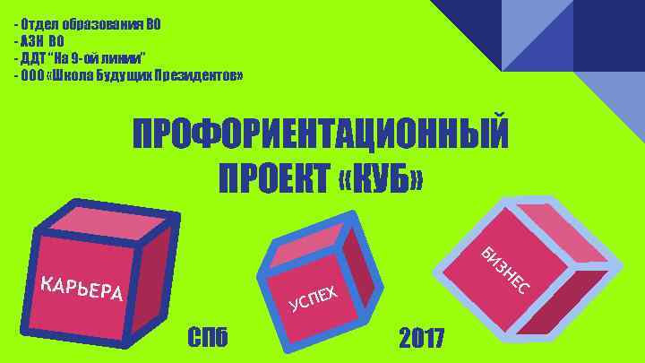 - Отдел образования ВО - АЗН ВО - ДДТ “На 9 -ой линии” -