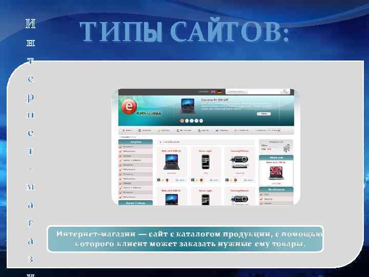 3 типы сайтов