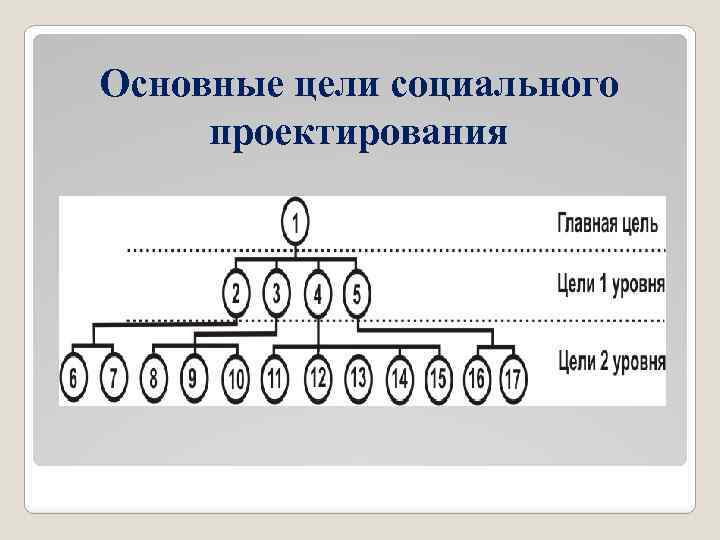 Основные цели социального проектирования 