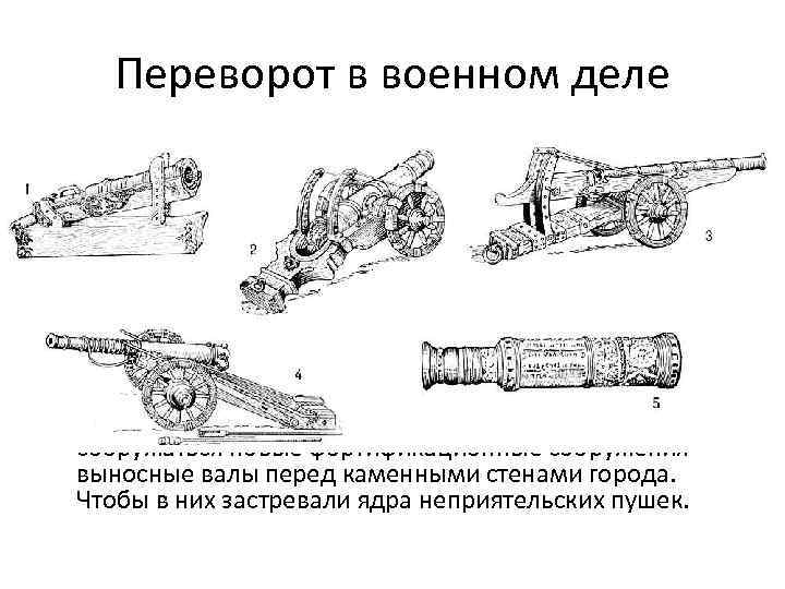 Переворот в военном деле • Большая часть выплавленного металла уходило на производство оружия. •