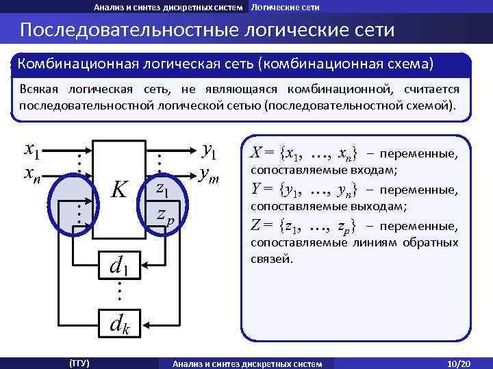 Функциональная схема дискретная математика