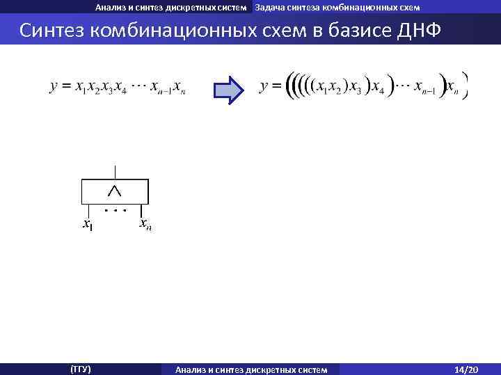 Функциональная схема дискретная математика