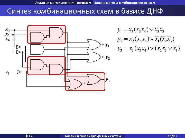 Решение задач анализа и синтеза. Задачи анализа и синтеза комбинационных схем. Анализ комбинационных схем. Анализ и Синтез схема. Логические схемы дискретная математика.
