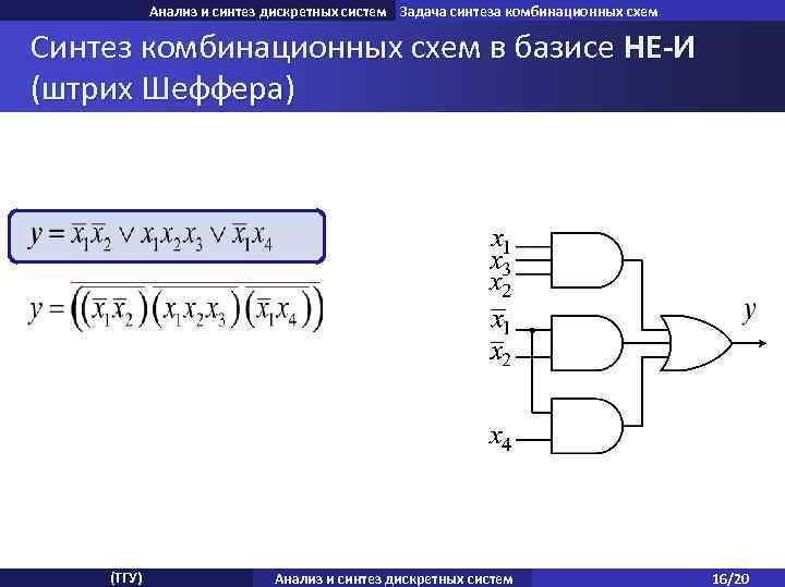 Схема базиса и не