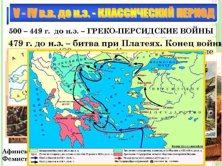 Греко персидские войны контурная карта с ответами