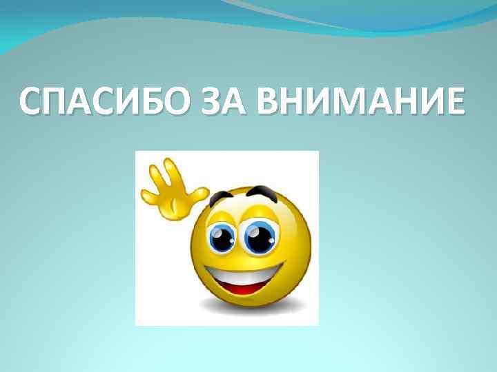 СПАСИБО ЗА ВНИМАНИЕ 