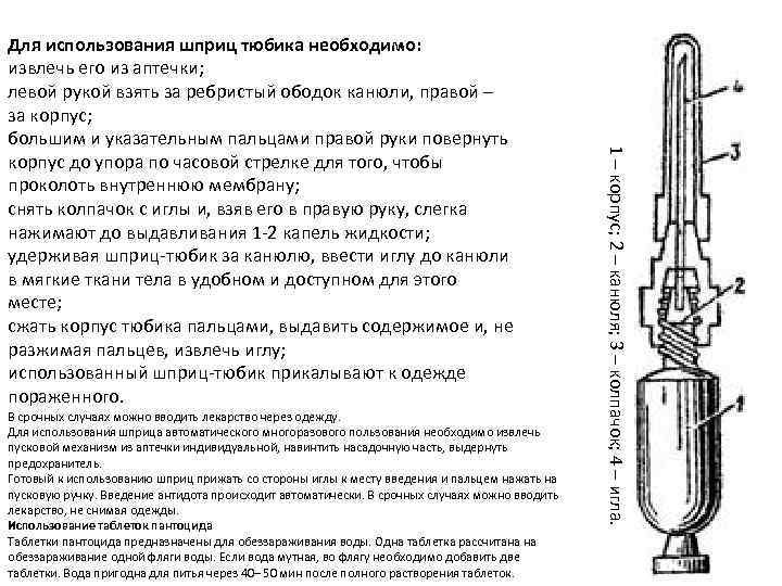 В срочных случаях можно вводить лекарство через одежду. Для использования шприца автоматического многоразового пользования