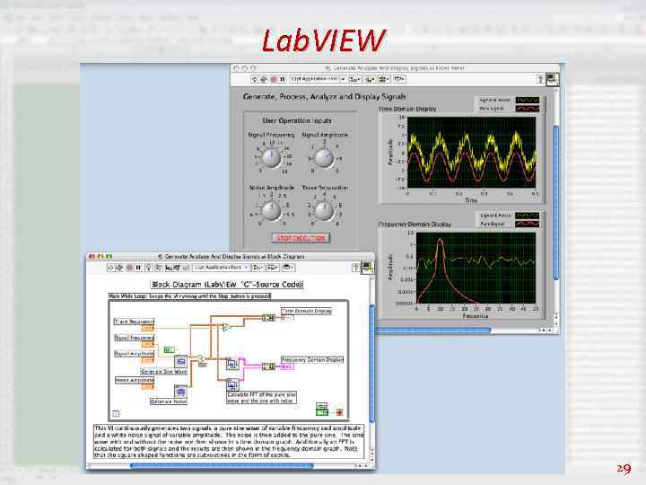 Lab. VIEW 29 