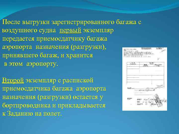 Резюме приемосдатчика груза и багажа образец