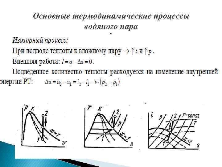 В изобарном процессе 1 2 водяного пара представленном на рисунке увеличиваются