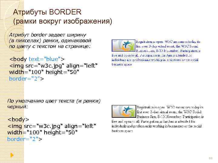 Рамка в html вокруг картинки