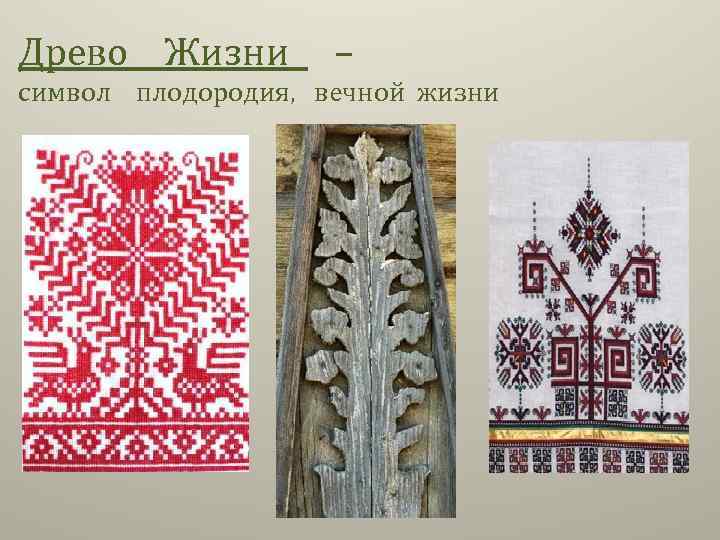 Древо Жизни – символ плодородия, вечной жизни 