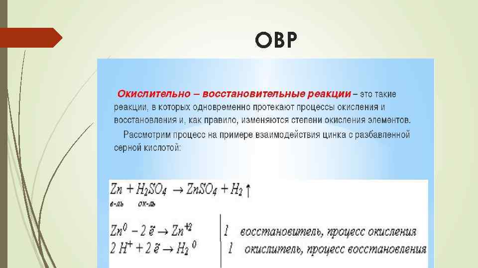 ОВР 