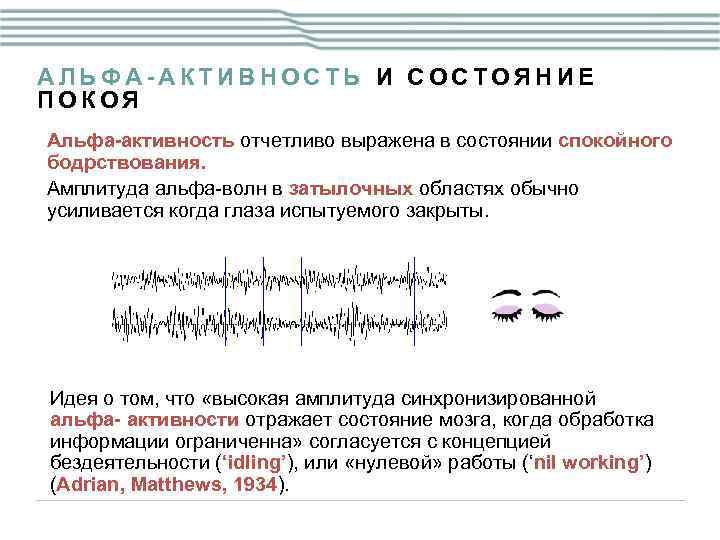 Альфа активность это. Амплитуда Альфа активности. Альфа активность выражена у. Альфа активность у детей.