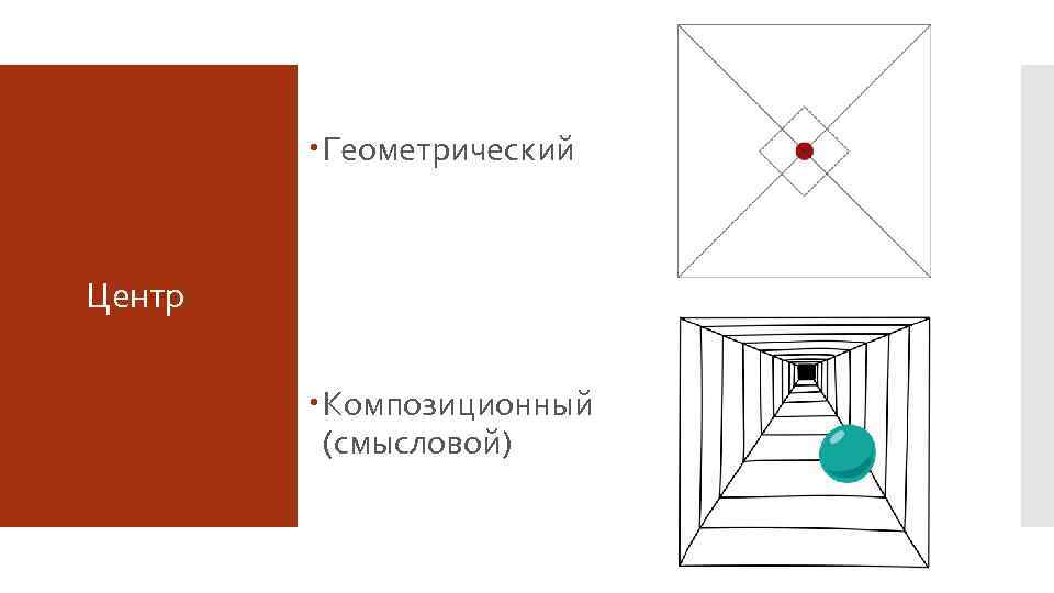 Как называется самая яркая смысловая точка спектакля. Композиционный центр. Геометрический и композиционный центр. Зрительные центры композиции. Смысловой центр композиции.