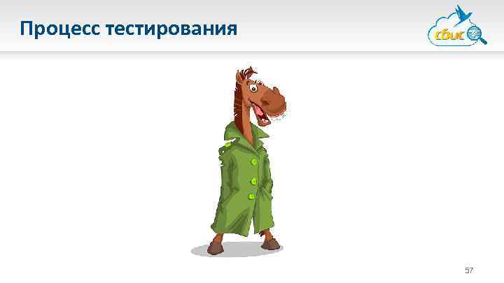 Процесс тестирования 57 