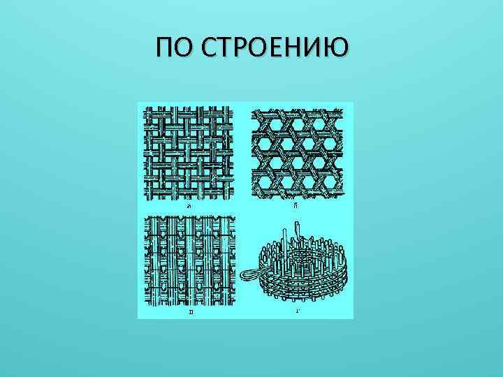 ПО СТРОЕНИЮ 