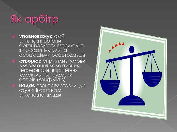 Як арбітр уповноважує свої виконавчі органи організовувати взаємодію з профспілками та асоціаціями роботодавців створює