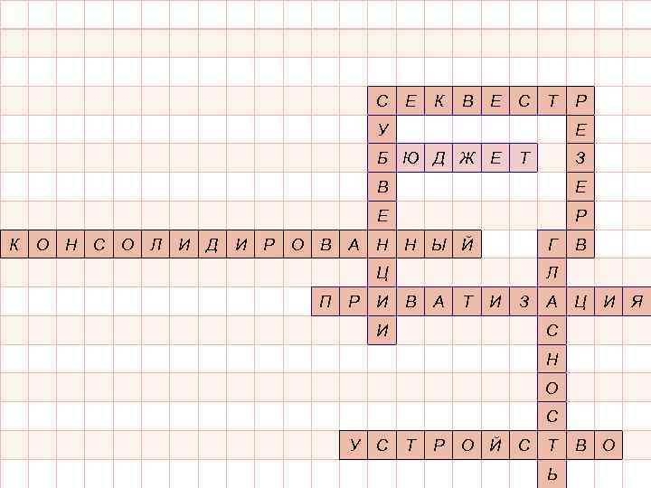 С Е К В Е С Т У Р Е Б Ю Д Ж