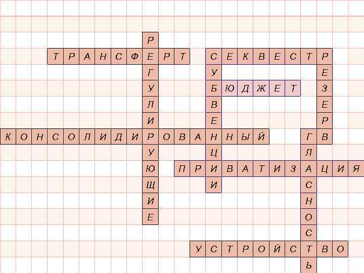 Р Т Р А Н С Ф Е Р Т С Е К В