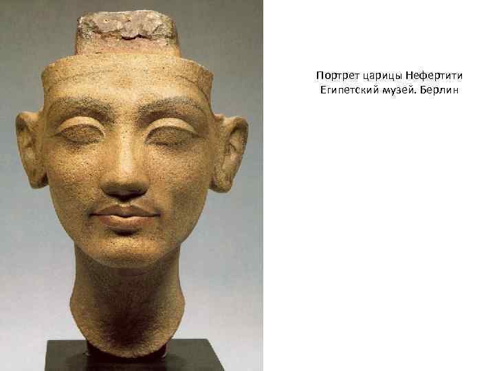 Портрет царицы Нефертити Египетский музей. Берлин 