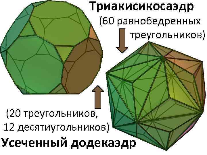 Правильные и полуправильные многогранники презентация