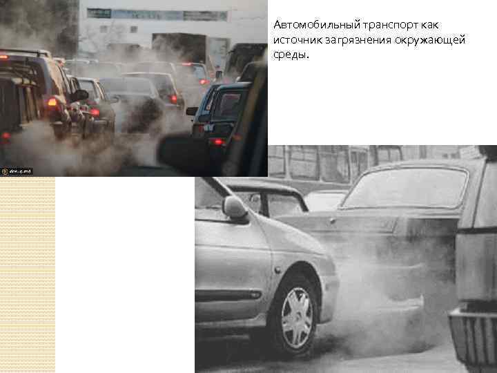Автомобильный транспорт как источник загрязнения окружающей среды. 