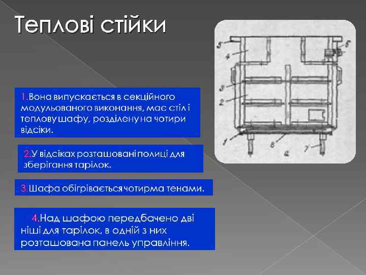 Теплові стійки 