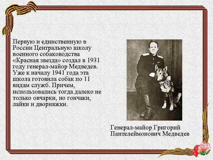 Первую и единственную в России Центральную школу военного собаководства «Красная звезда» создал в 1931
