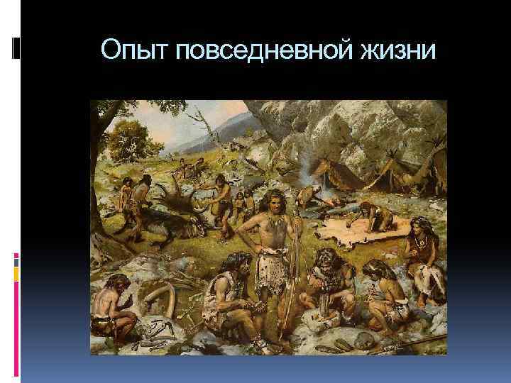 Опыт повседневной жизни 