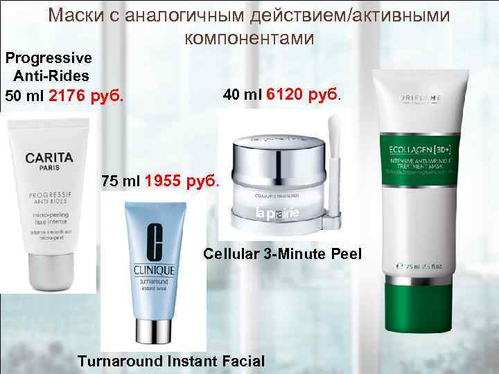 Маски с аналогичным действием/активными компонентами Progressive Anti-Rides 50 ml 2176 руб. 40 ml 6120