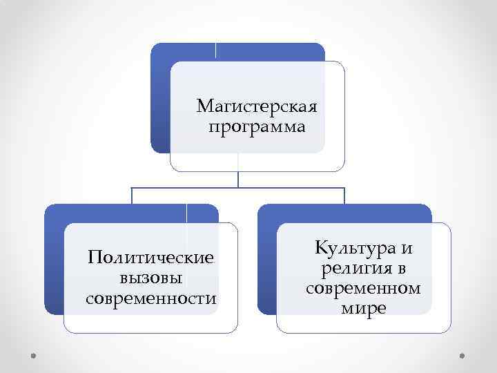 Магистерская программа Политические вызовы современности Культура и религия в современном мире 