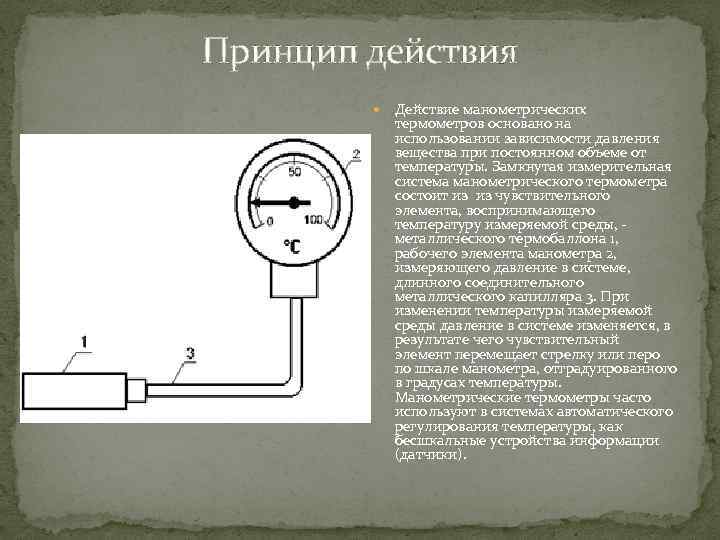 Манометрический термометр картинки