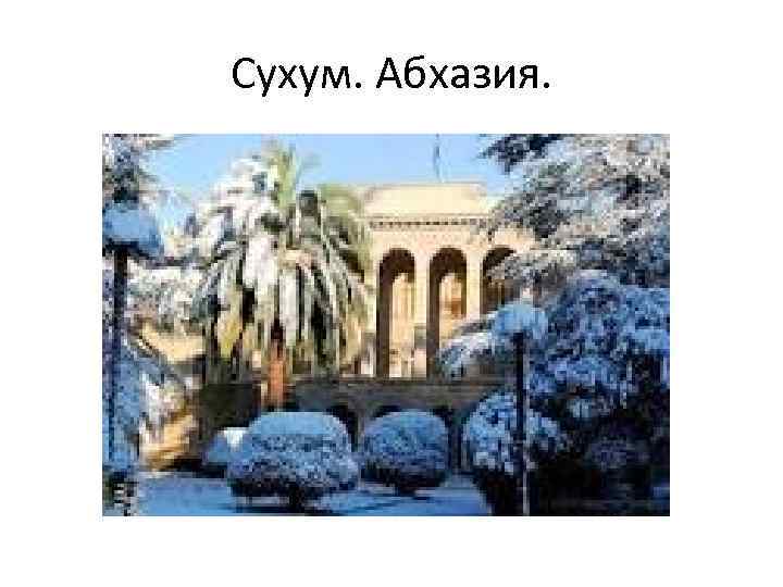Сухум. Абхазия. 