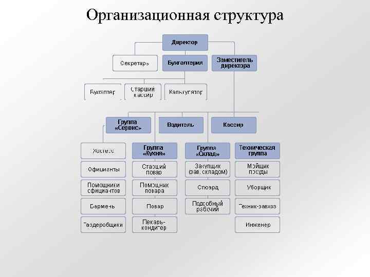 Организационная структура 