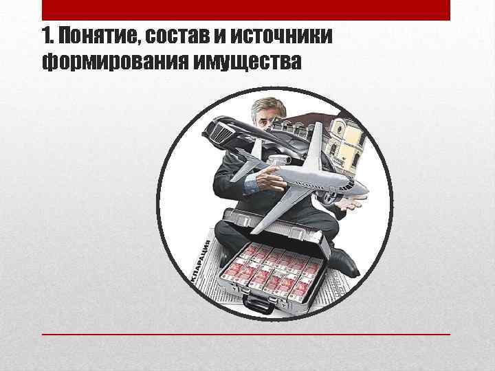 1. Понятие, состав и источники формирования имущества 
