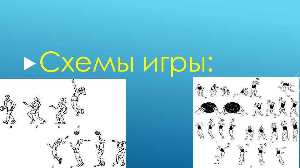 Схемы игры: 