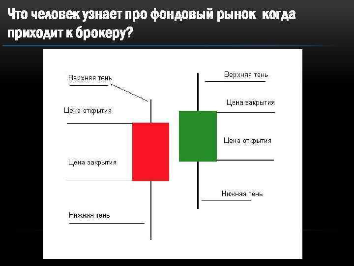 Что человек узнает про фондовый рынок когда приходит к брокеру? 