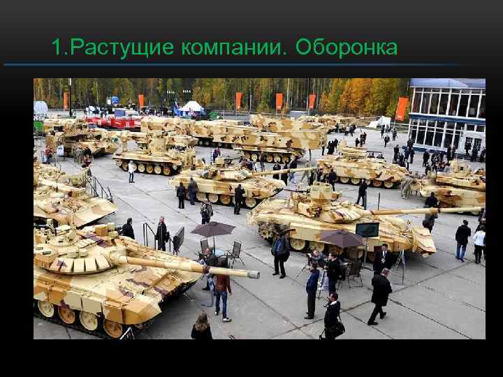 1. Растущие компании. Оборонка 